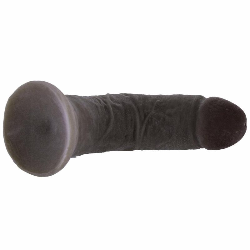 Dildos | Dr. Skin Plus 8 Inch Thick Posable Dildo In Black Dildos Blush