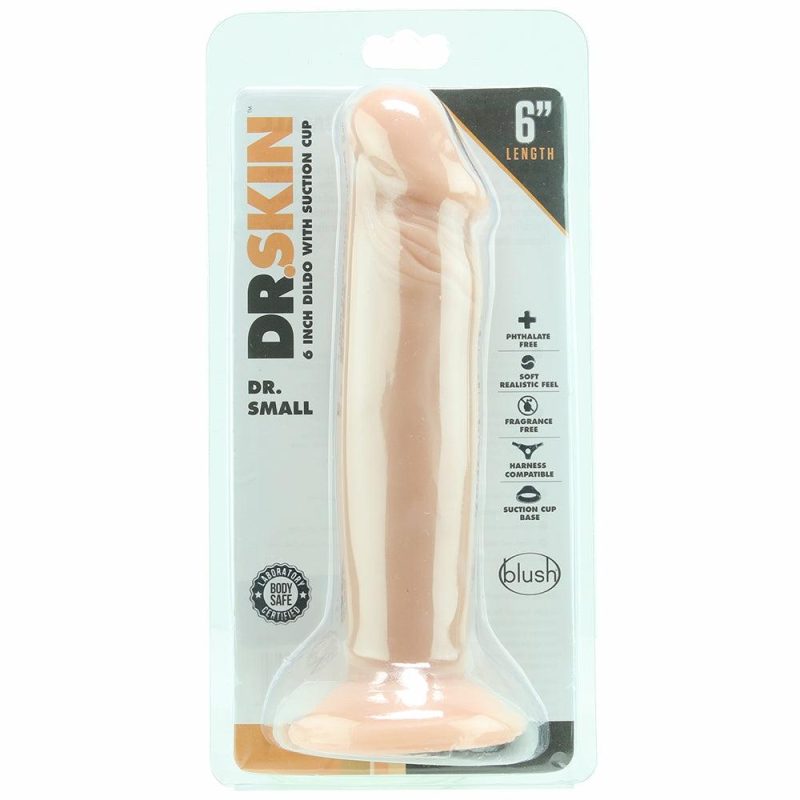 Dildos | Dr. Small 6 Inch Cock With Suction Cup In Beige Dildos Blush