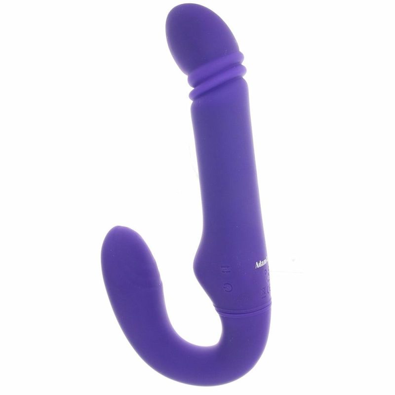 Dildos | Eve’s Ultimate Thrusting Strapless Strap-On Dildos Blue