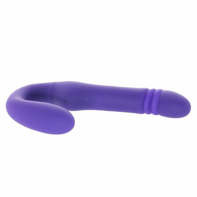 Dildos | Eve’s Ultimate Thrusting Strapless Strap-On Dildos Blue