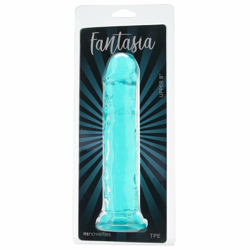 Dildos | Fantasia Upper 8 Inch Dildo In Teal Dildos Dildos