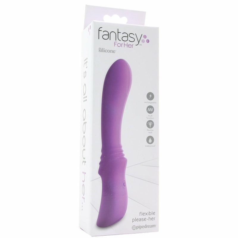 Dildos | Fantasy For Her Flexible Please-Her Vibe In Purple Dildos Dildos