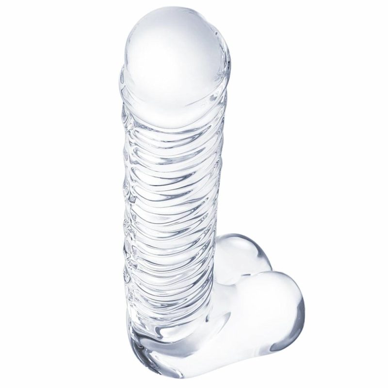 Dildos | Gläs 8 Inch Realistic Ribbed G-Spot Dildo Dildos Dildos