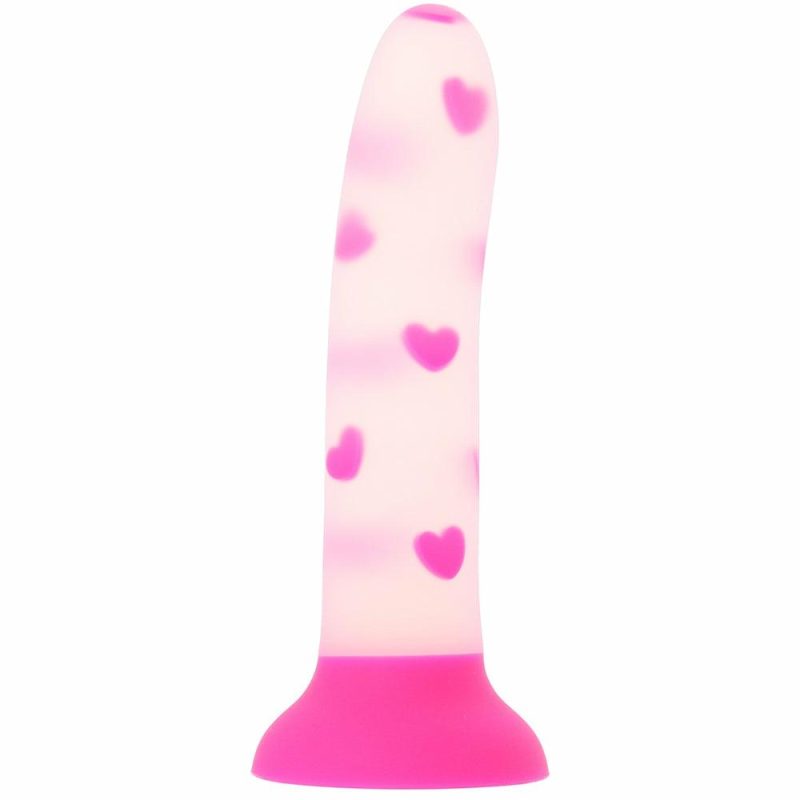 Dildos | Glow Stick Heart Glow In The Dark Dildo Dildos CalExotics