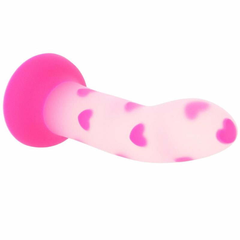 Dildos | Glow Stick Heart Glow In The Dark Dildo Dildos CalExotics