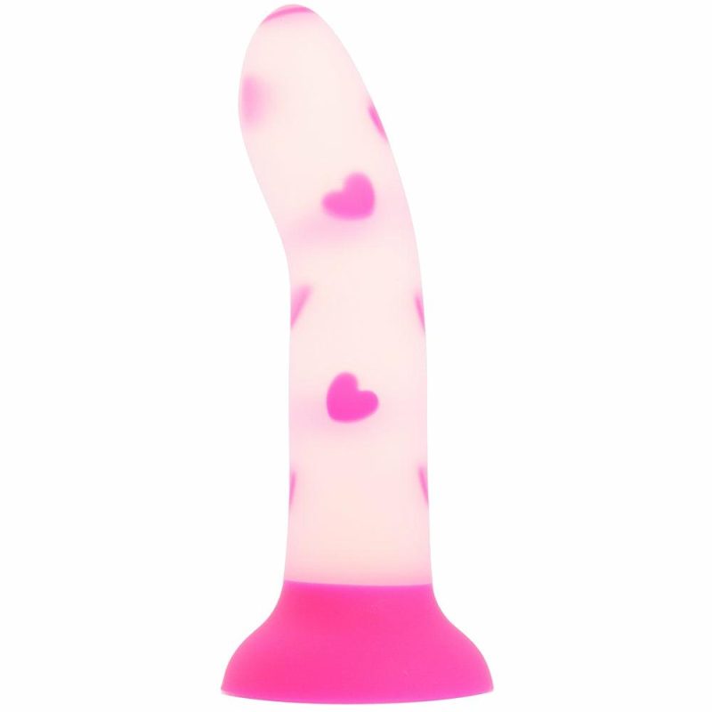 Dildos | Glow Stick Heart Glow In The Dark Dildo Dildos CalExotics