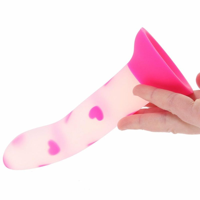 Dildos | Glow Stick Heart Glow In The Dark Dildo Dildos CalExotics