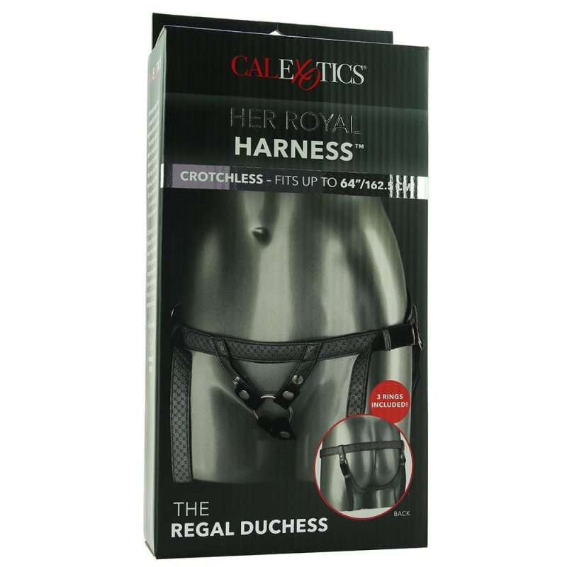 Dildos | Her Royal Harness The Regal Duchess In Pewter Dildos CalExotics