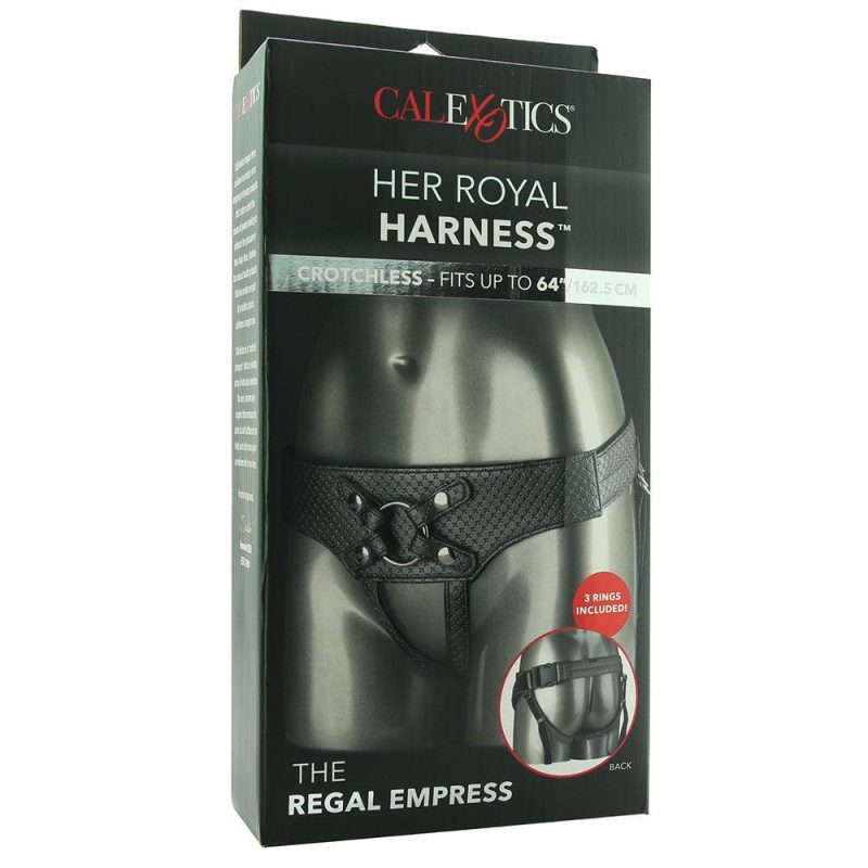 Dildos | Her Royal Harness The Regal Empress In Pewter Dildos CalExotics