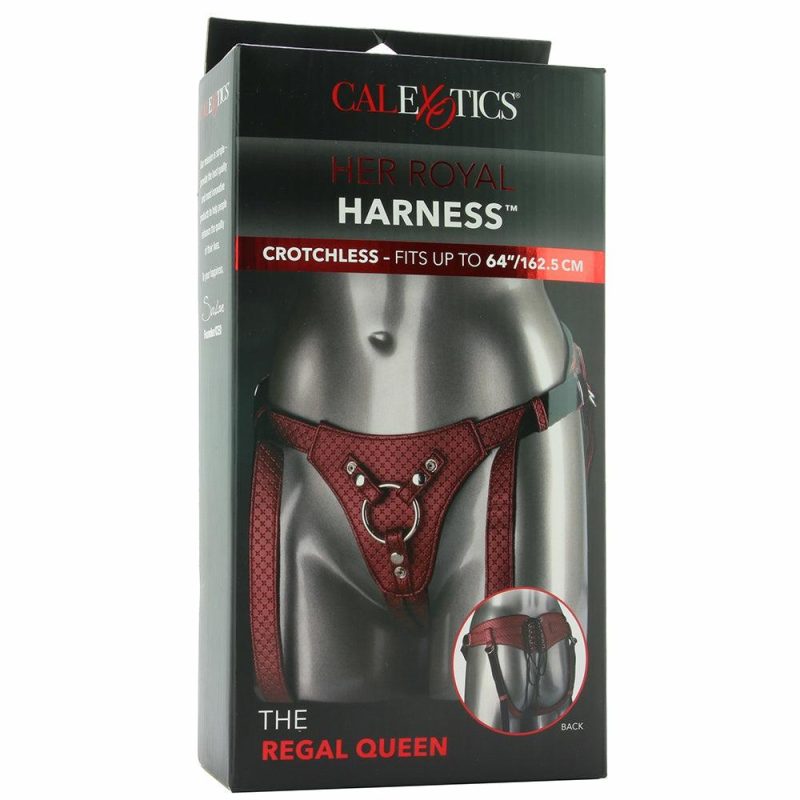 Dildos | Her Royal Harness The Regal Queen In Red Dildos CalExotics