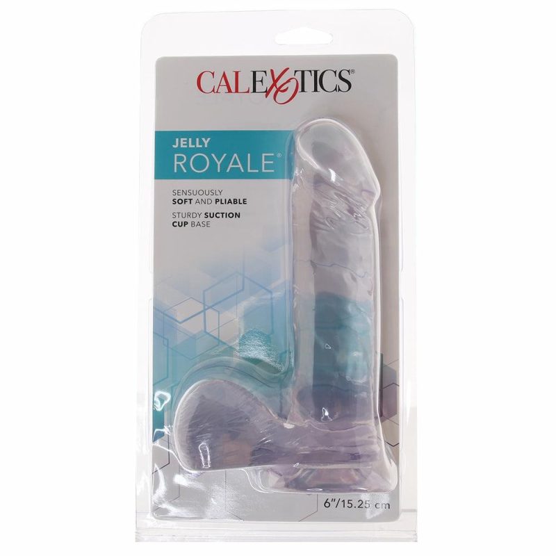 Dildos | Jelly Royale 6 Inch Dildo In Clear Dildos CalExotics