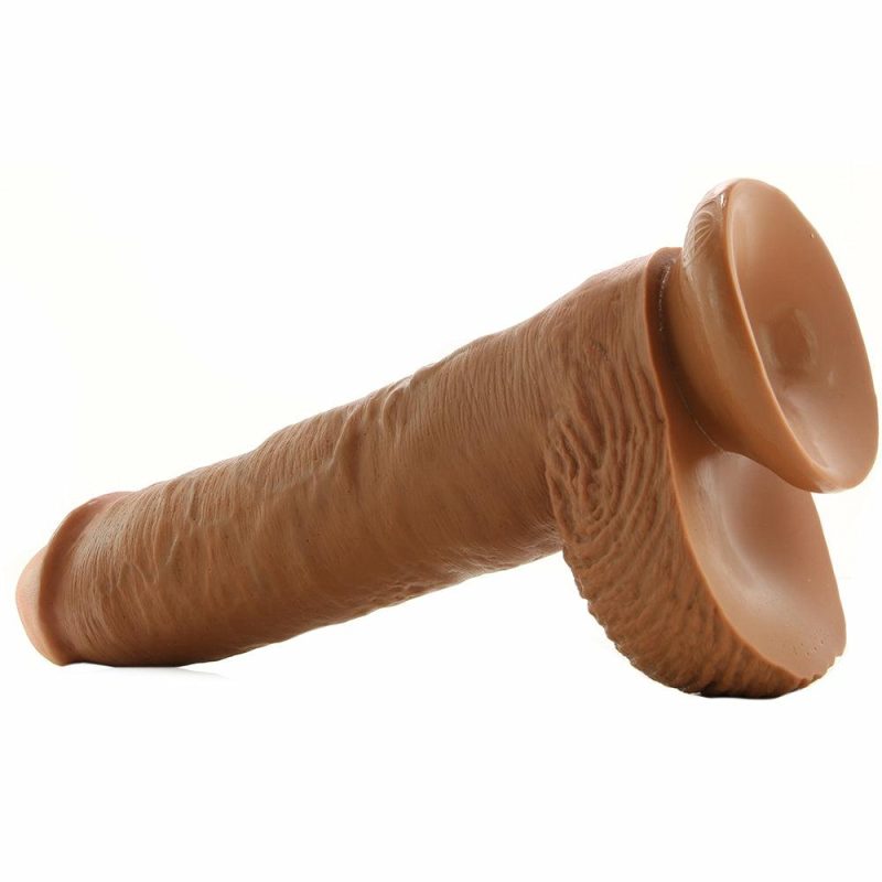 Dildos | King Cock 10" Cock With Balls In Tan Dildos Dildos