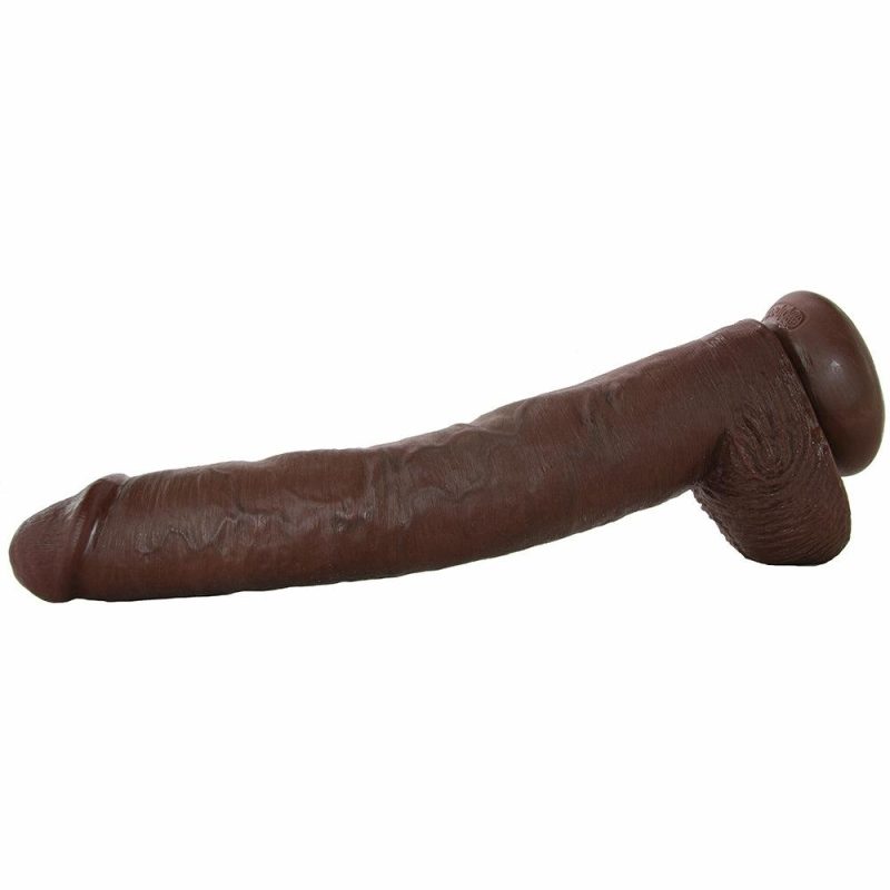 Dildos | King Cock 14 Inch Cock With Balls In Chocolate Dildos Dildos