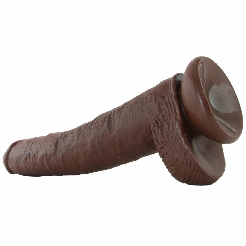 Dildos | King Cock 14 Inch Cock With Balls In Chocolate Dildos Dildos