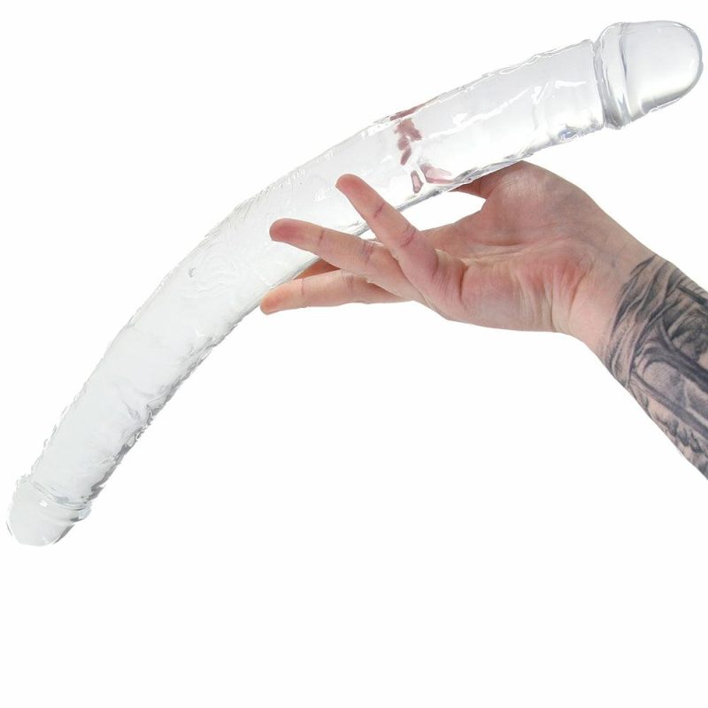 Dildos | King Cock 18 Inch Double Dildo In Clear Dildos Dildos