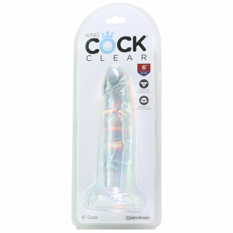 Dildos | King Cock 6 Inch Dildo In Clear Dildos Dildos