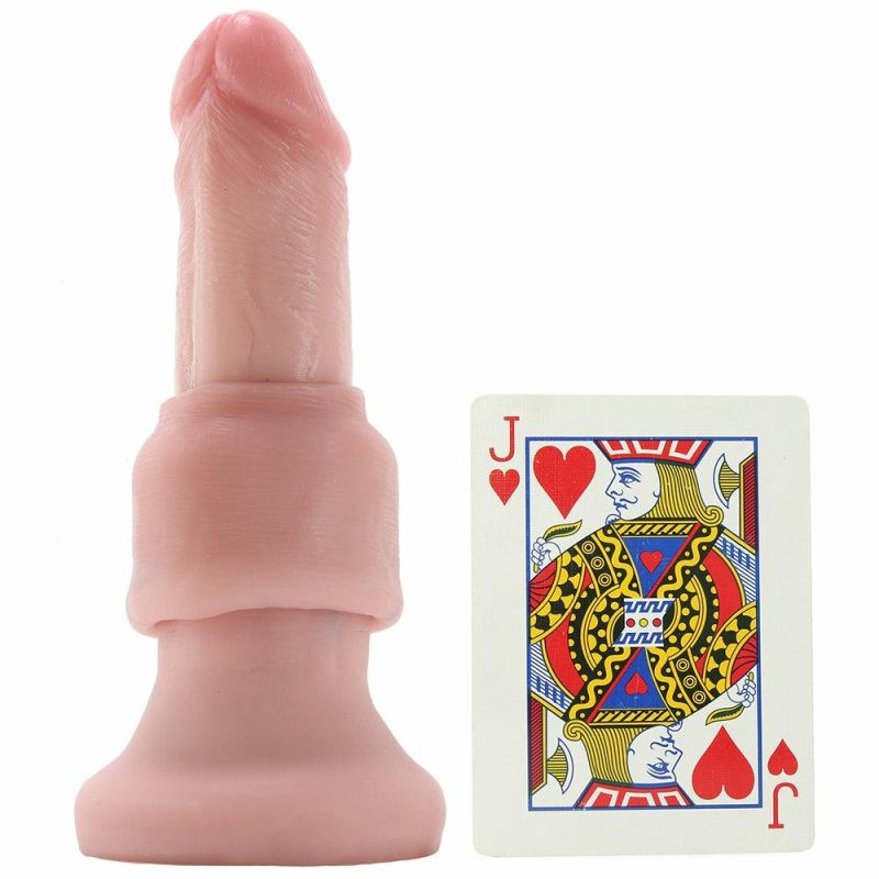 Dildos | King Cock 6 Inch Slide-Skin Uncut Cock In Vanilla Dildos Dildos