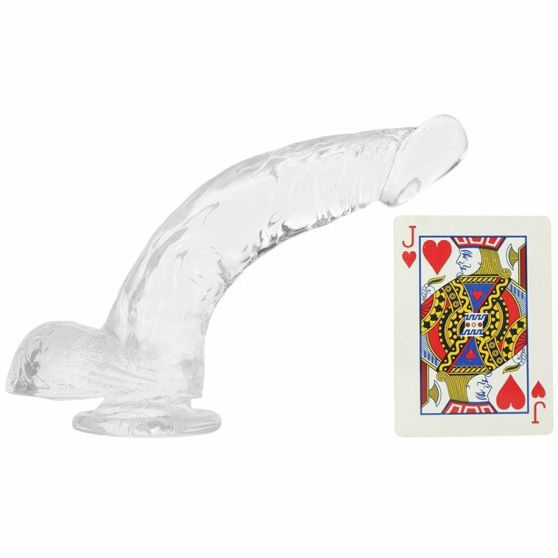 Dildos | King Cock 7.5 Inch Ballsy Dildo In Clear Dildos Dildos