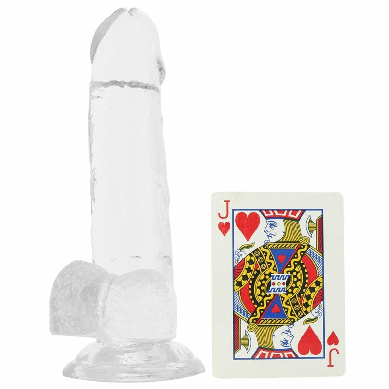 Dildos | King Cock 8 Inch Ballsy Dildo In Clear Dildos Dildos