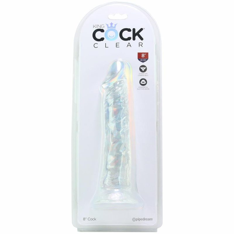 Dildos | King Cock 8 Inch Dildo In Clear Dildos Dildos