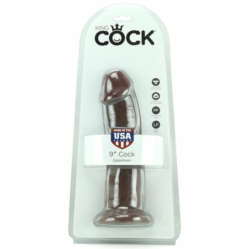 Dildos | King Cock 9" Dildo In Brown Dildos Dildos