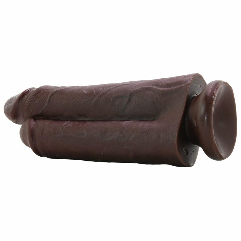 Dildos | King Cock 9" Two Cocks One Hole Dildo In Chocolate Dildos Dildos