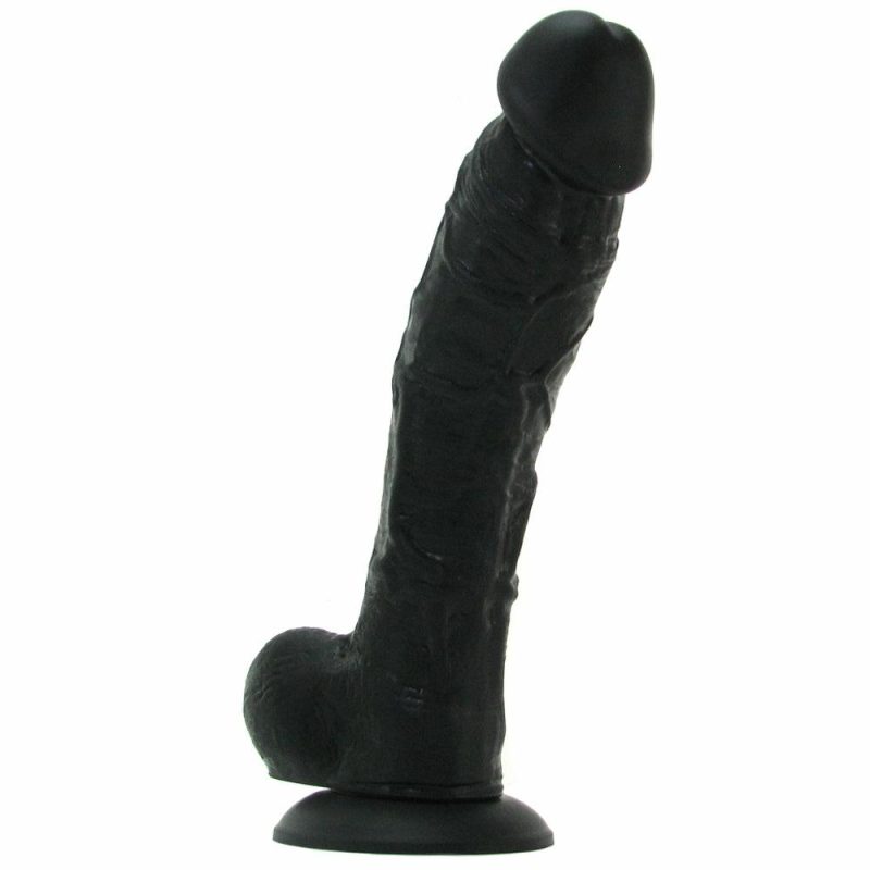 Dildos | Large Silicone Colours Dildo In Black Dildos Dildos