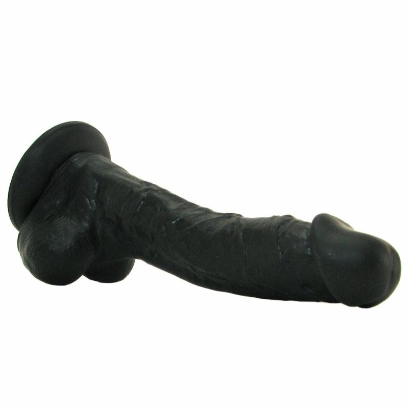 Dildos | Large Silicone Colours Dildo In Black Dildos Dildos