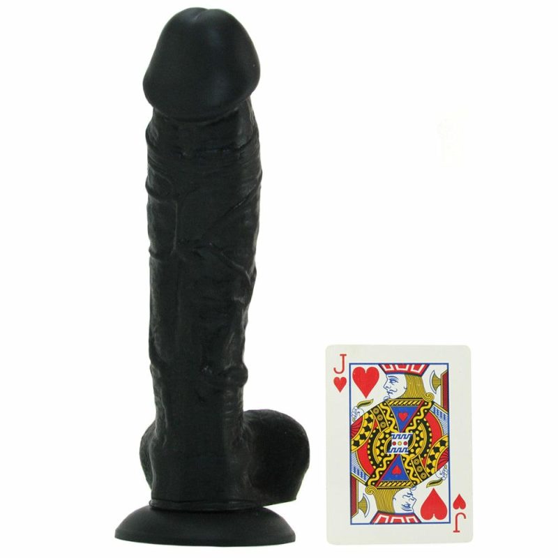 Dildos | Large Silicone Colours Dildo In Black Dildos Dildos