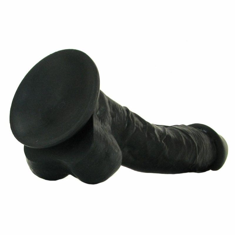 Dildos | Large Silicone Colours Dildo In Black Dildos Dildos