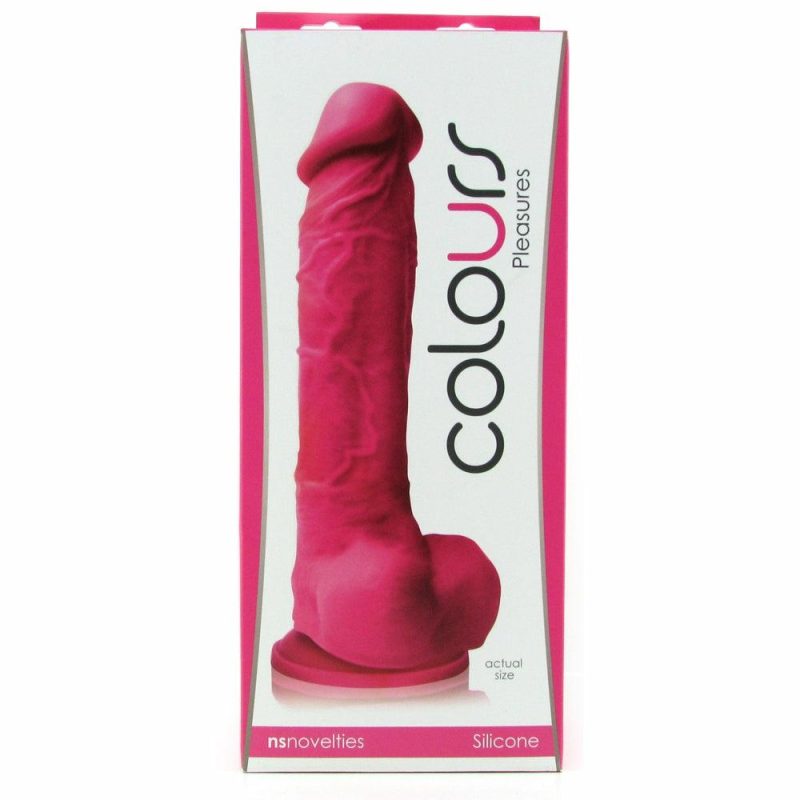 Dildos | Large Silicone Colours Dildo In Pink Dildos Dildos