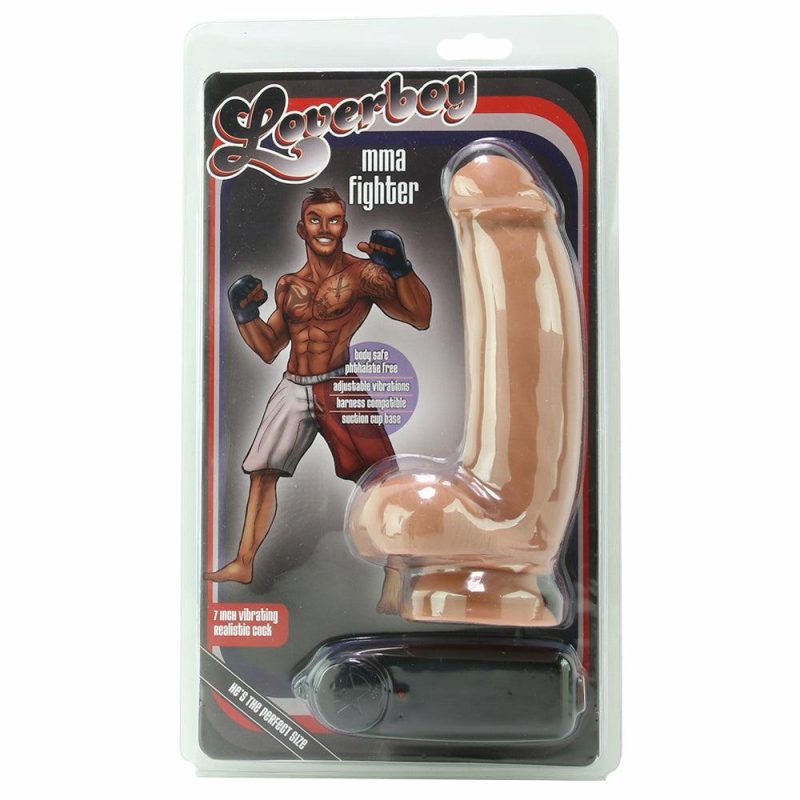 Dildos | Loverboy Mma Fighter 7 Inch Vibrating Dildo Dildos Blush