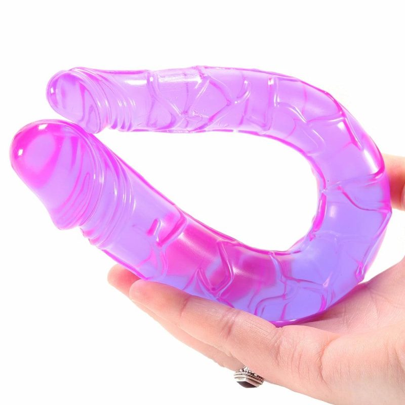 Dildos | Lucky Lady Dual Stimulator Dildo In Purple Dildos Dildos