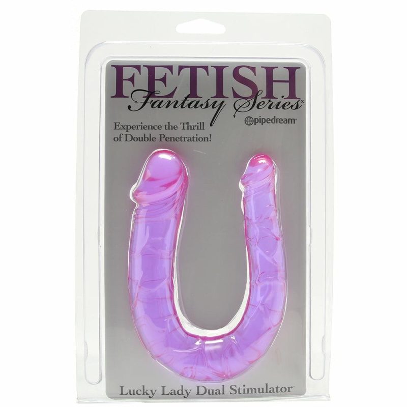 Dildos | Lucky Lady Dual Stimulator Dildo In Purple Dildos Dildos