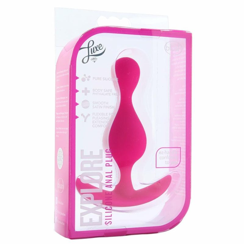 Dildos | Luxe Explore Butt Plug In Pink Anal Sex Toys Anal Sex Toys