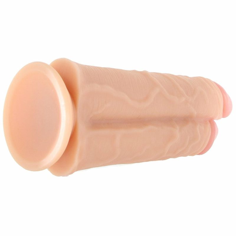 Dildos | Master Cock Double Stuffer 10 Inch Dildo In White Dildos Dildos