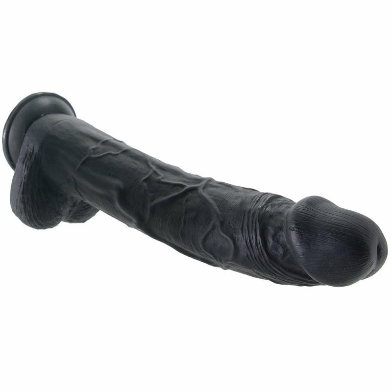 Dildos | Master Cock Hung Harry 11.75 Inch Ballsy Dildo In Black Dildos Dildos