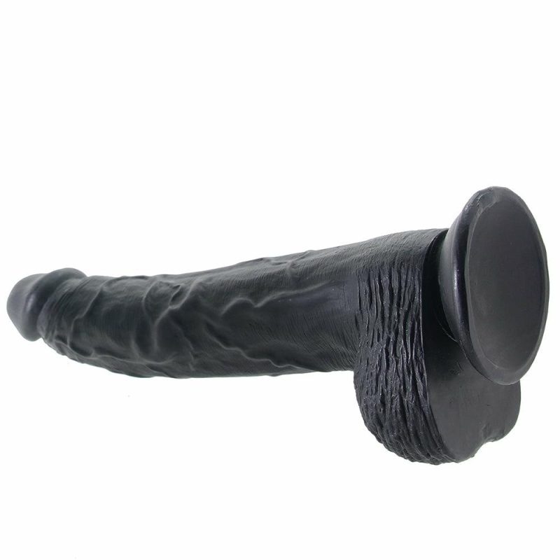 Dildos | Master Cock Hung Harry 11.75 Inch Ballsy Dildo In Black Dildos Dildos