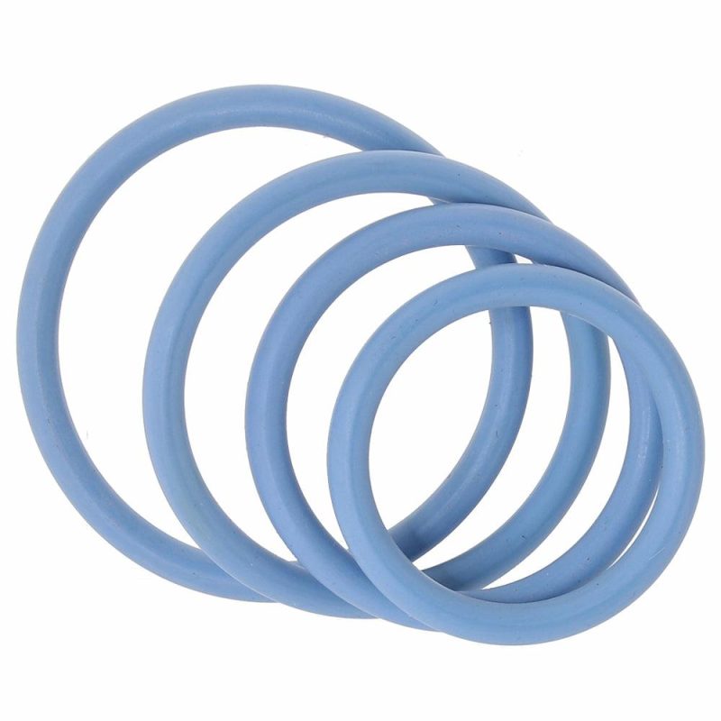 Dildos | Merge Periwinkle Rubber O Ring 4 Pack Bondage Bondage