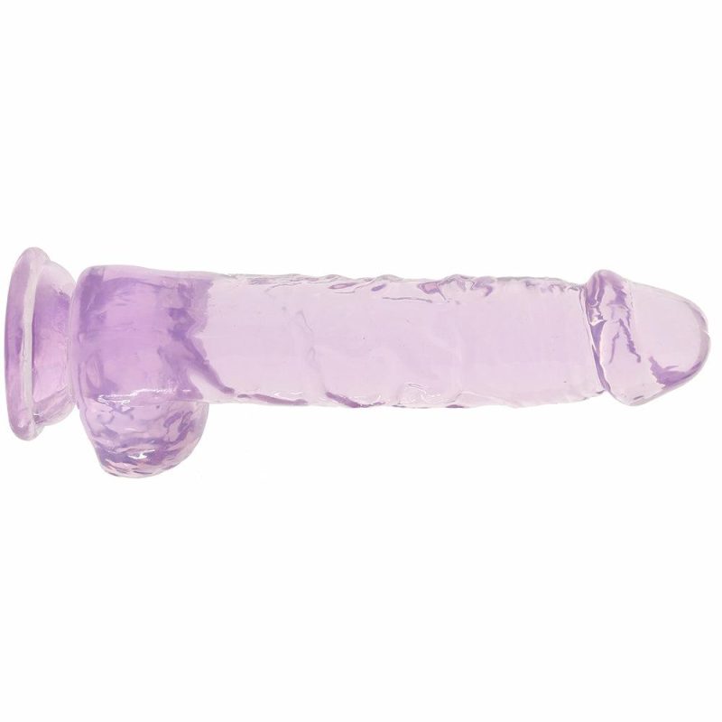 Dildos | Naturally Yours 6 Inch Crystalline Dildo In Amethyst Dildos Blush