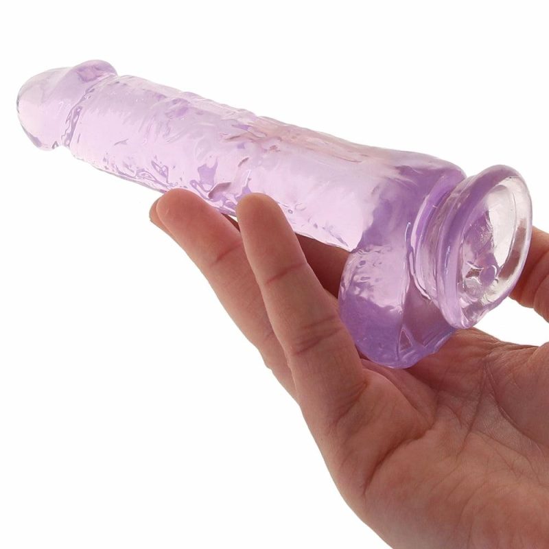 Dildos | Naturally Yours 6 Inch Crystalline Dildo In Amethyst Dildos Blush