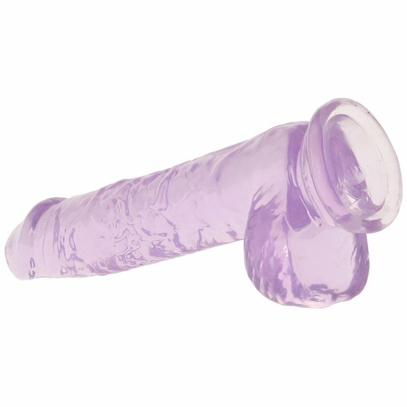 Dildos | Naturally Yours 6 Inch Crystalline Dildo In Amethyst Dildos Blush