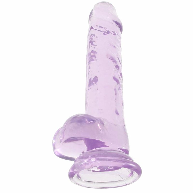 Dildos | Naturally Yours 7 Inch Crystalline Dildo In Amethyst Dildos Blush