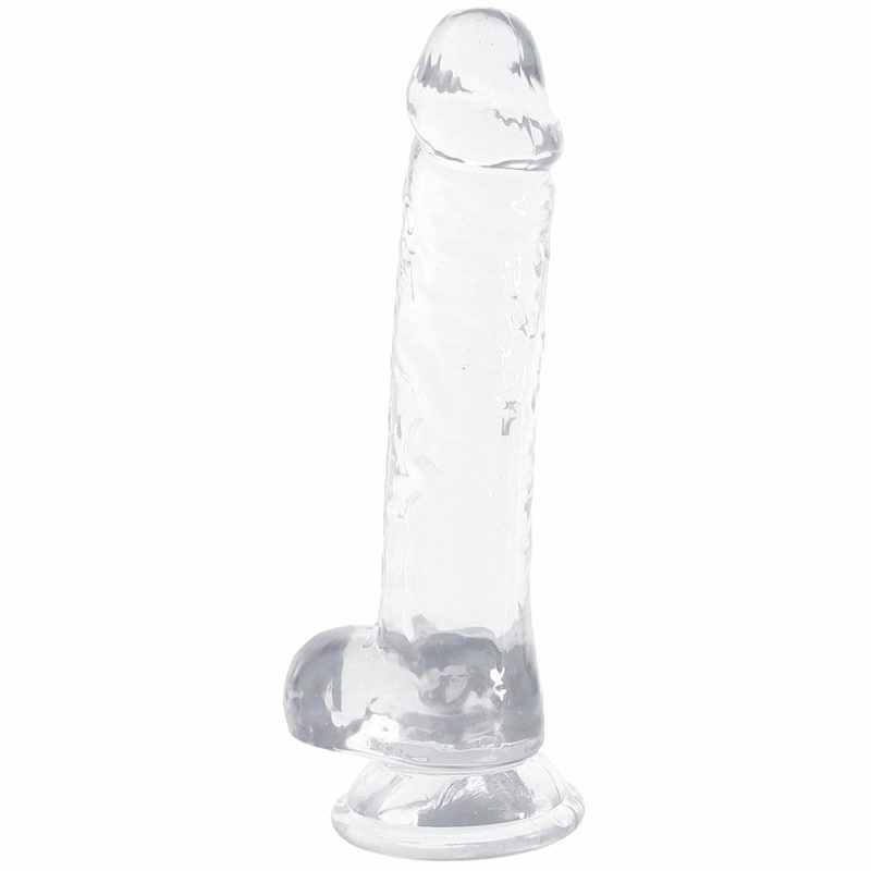 Dildos | Naturally Yours 7 Inch Crystalline Dildo In Clear Dildos Blush