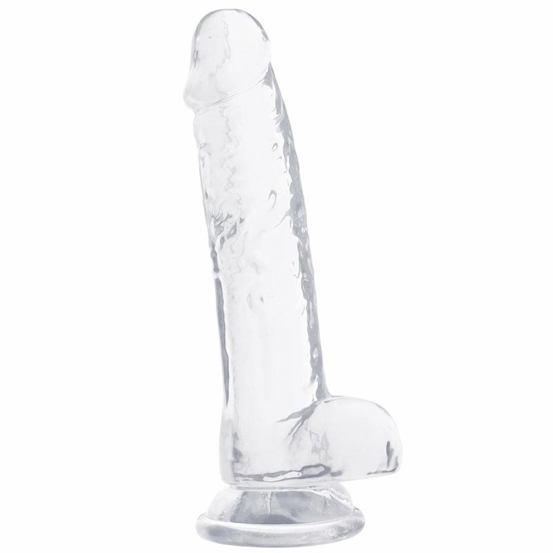 Dildos | Naturally Yours 7 Inch Crystalline Dildo In Clear Dildos Blush