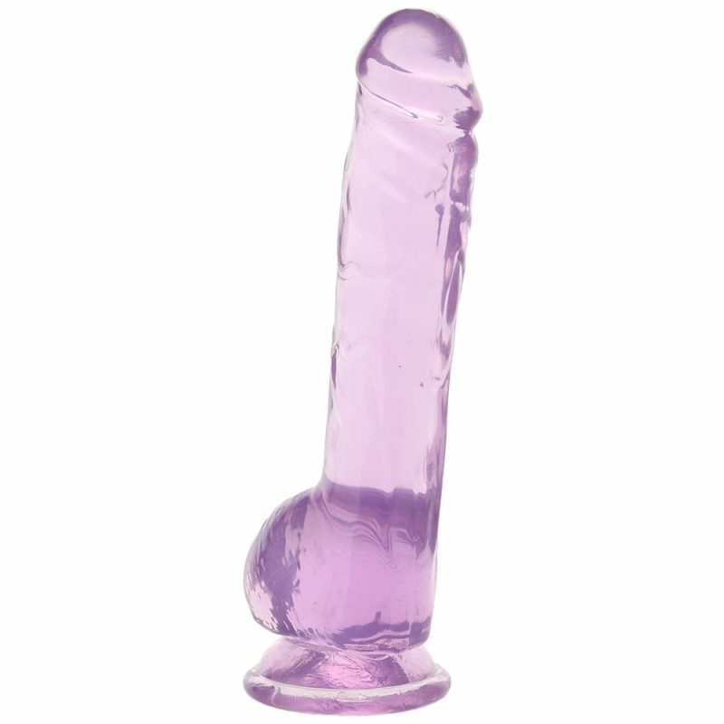 Dildos | Naturally Yours 8 Inch Crystalline Dildo In Amethyst Dildos Blush