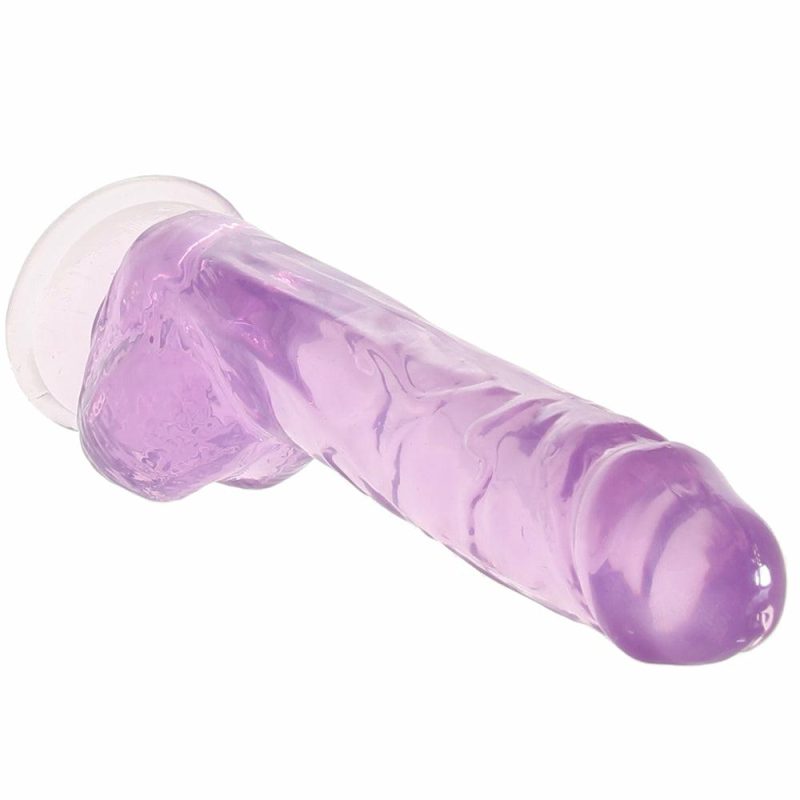 Dildos | Naturally Yours 8 Inch Crystalline Dildo In Amethyst Dildos Blush