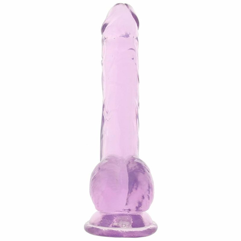 Dildos | Naturally Yours 8 Inch Crystalline Dildo In Amethyst Dildos Blush