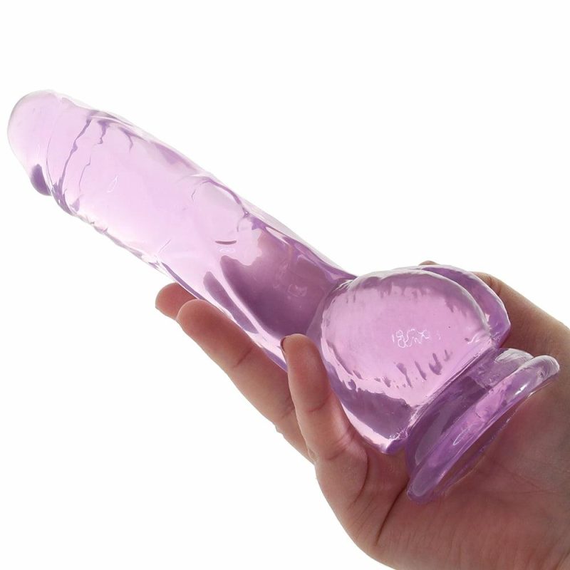 Dildos | Naturally Yours 8 Inch Crystalline Dildo In Amethyst Dildos Blush