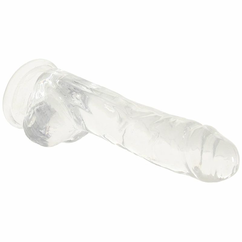 Dildos | Naturally Yours 8 Inch Crystalline Dildo In Clear Dildos Blush